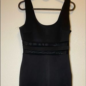 Black slim dress ,
